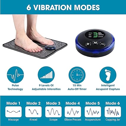 EMS Foot Massager Mat soothes feet!