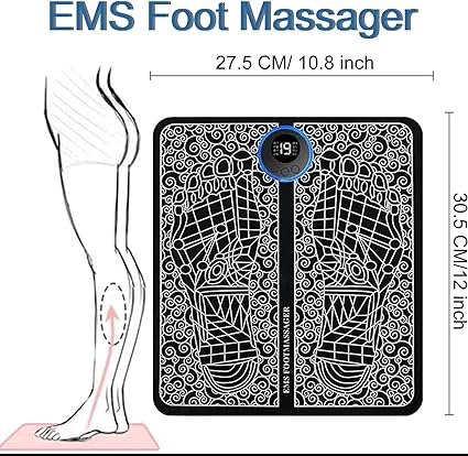 EMS Foot Massager Mat soothes feet!