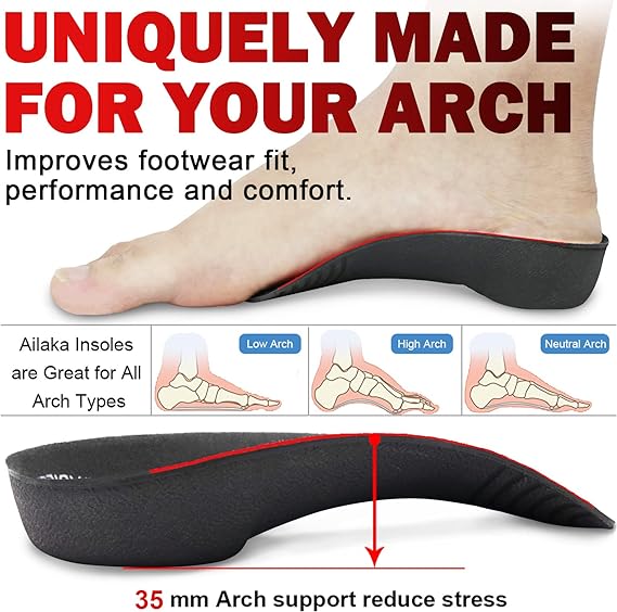 Comfort and stability with High Arch Support