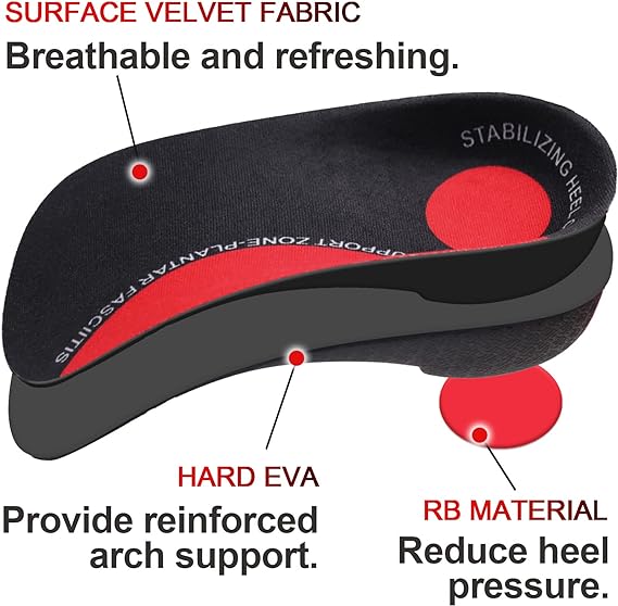 Comfort and stability with High Arch Support